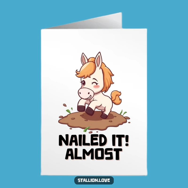 Free Printable Horse Congratulations Card - Mud Slip Humor Downloadable