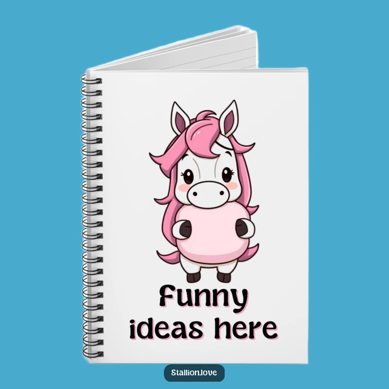 Funny Horse Whoopee Cushion Notebook: Jot Down Mischief with Cheeky Humor